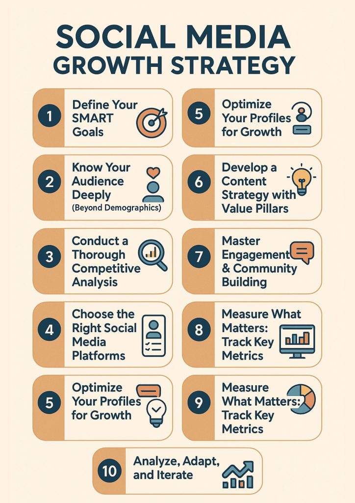 social media growth strategy